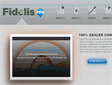 Tablet Screenshot of getfidelis.com
